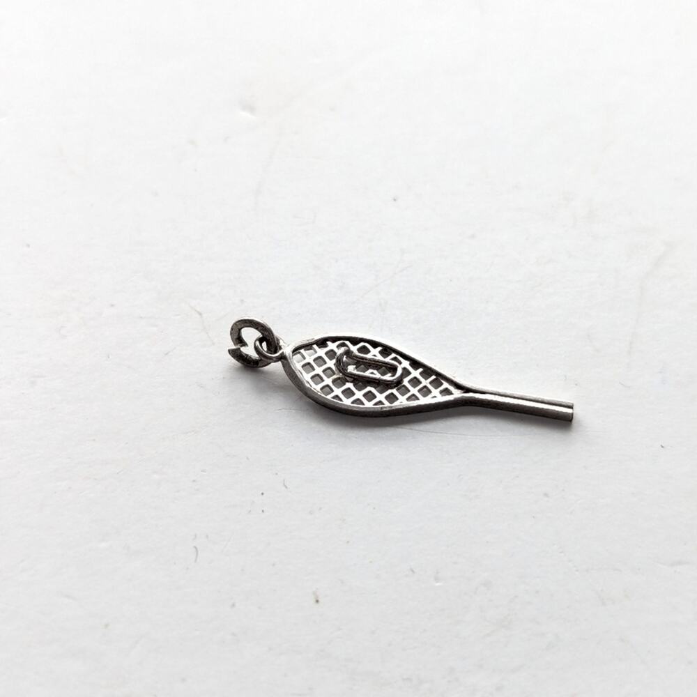 Vintage Estate Sterling Silver Snow Shoe Outdoor Winter Hiking Bracelet Charm